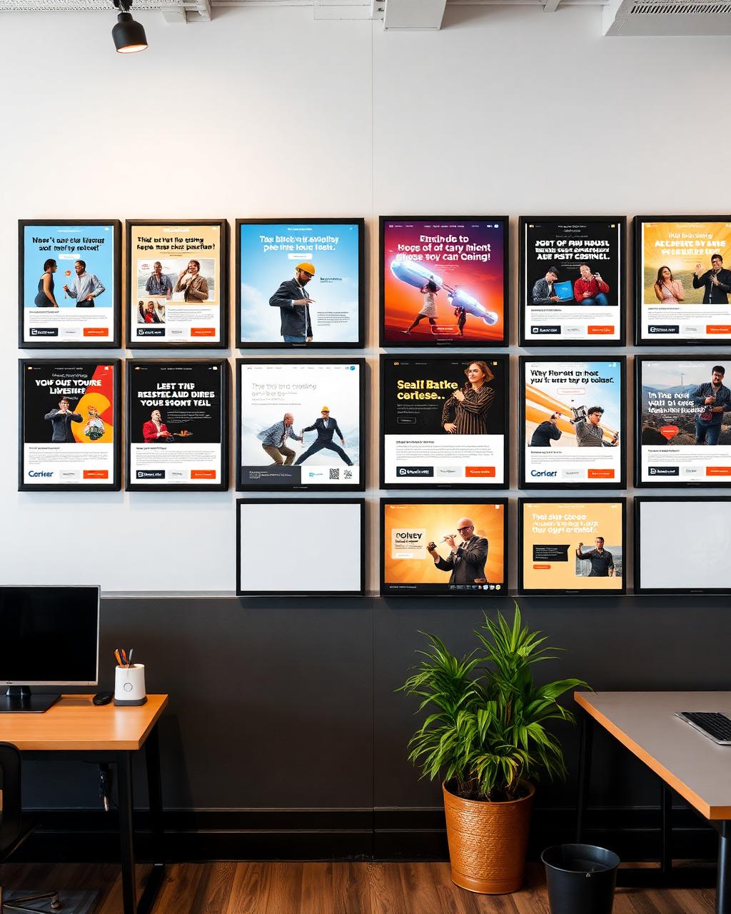 Ad Management — Landing page
