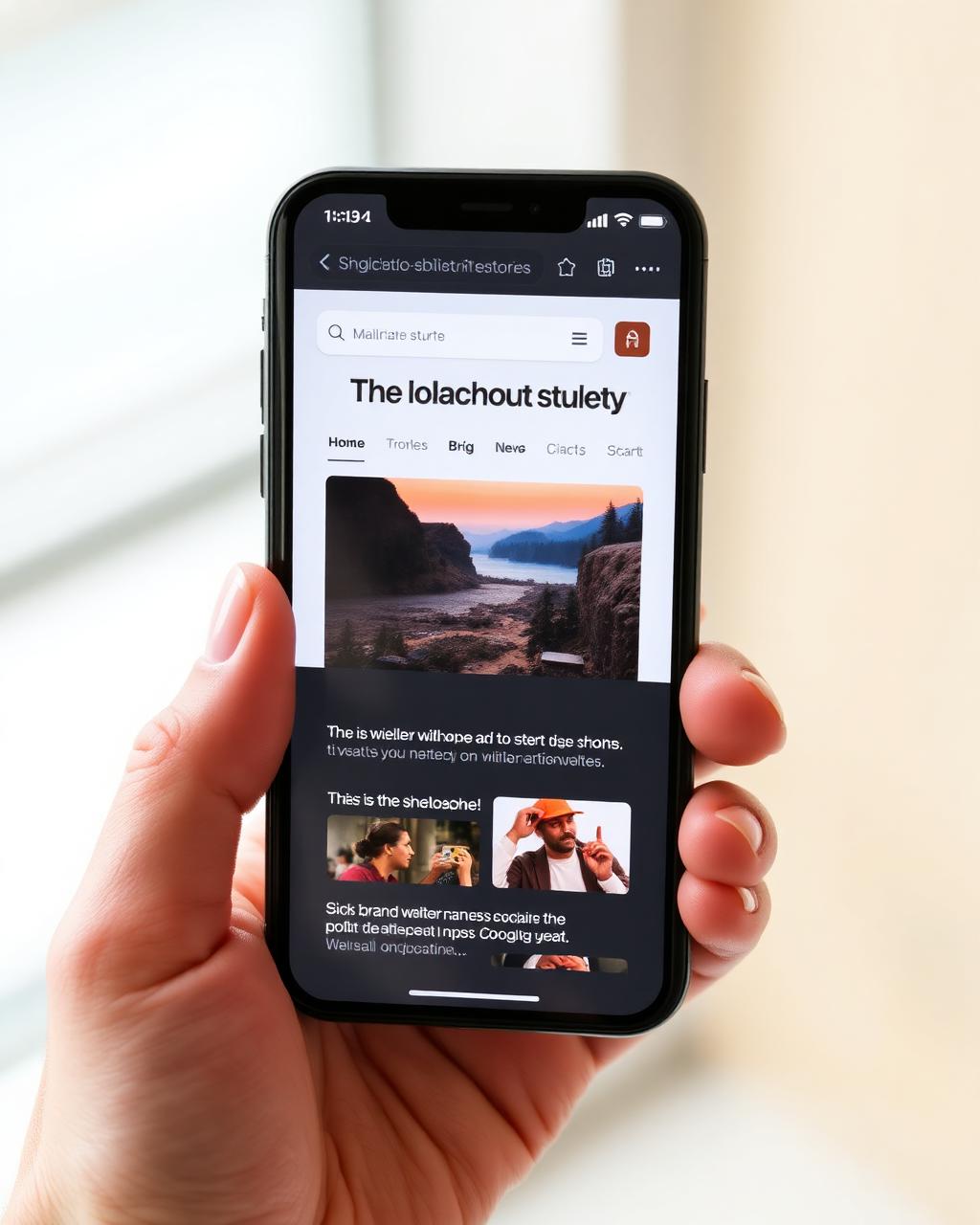Website Building — Blog template
